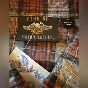 Harley-Davidson Flannel Button Down Size XXL- Like New